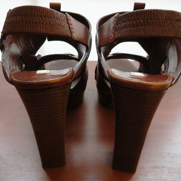 MICHAEL KORS MK16141 PLATFORM SANDAL PEEP TOE HEELS SIZE 39 (US 9M) MSRP $995 - Picture 7 of 13